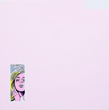 Malerei mit dem Titel "Prisoner of Love" von Pop Art By Super Pop Boy, Original-Kunstwerk, Acryl Auf Keilrahmen aus Holz mon…