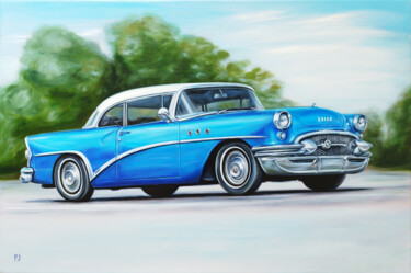 Pintura titulada "Buick" por Popova Josephine, Obra de arte original, Oleo