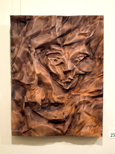 Sculpture titled "Anamorphic dream" by Stanil Popov, Original Artwork, Wood