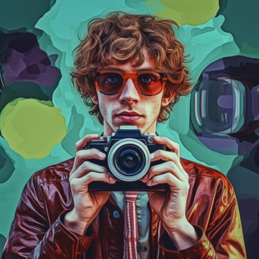 Digital Arts titled "PHOTOGRAPHER" by Poptonicart, Original Artwork, 2D Digital Work