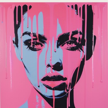 Peinture intitulée "PINK MELTING" par Poptonicart, Œuvre d'art originale, Collage numérique