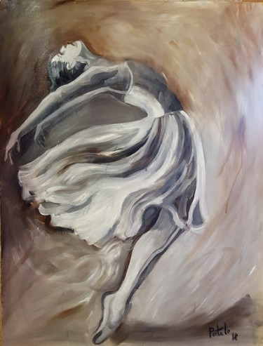 Pintura titulada "Golondrina" por Portalo, Obra de arte original, Oleo