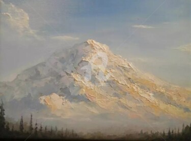 Pintura titulada "Mountain Landscape" por Pedro Portela, Obra de arte original, Oleo