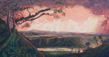 Pintura titulada "paisaje.png" por Pedro Portela, Obra de arte original