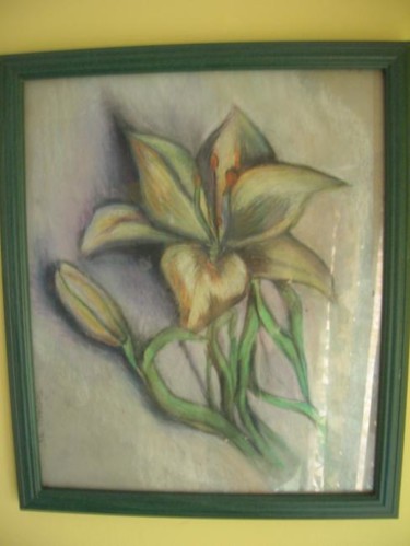 Painting titled "Flower" by Thomas Lynch, Original Artwork