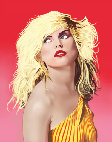 Arts numériques intitulée "Blondie" par Montana Giuseppe Pinô, Œuvre d'art originale, Peinture numérique