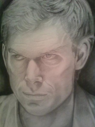 Dibujo titulada "Dexter-Michael_C_Ha…" por Samantha Mcquillan, Obra de arte original, Otro