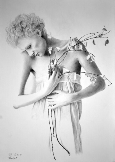 Chastity. Рисунок под названием "Chastity." - Alexander Boytsov, Подлинное произведение искусства, Карандаш