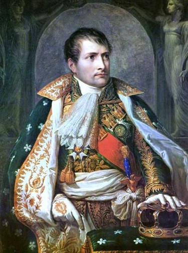 Картина под названием "Portrait of Napoleon" - Rossen, Подлинное произведение искусства, Масло