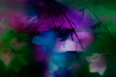 Цифровое искусство под названием "Glockenblume mehr u…" - Sigrid Gombert, Подлинное произведение искусства, Цифровая живопись