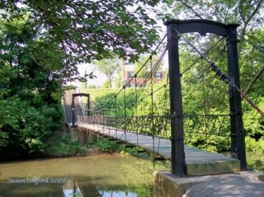 Photography titled "Swinging Bridge" by Susan Ledford, Original Artwork