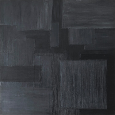 Painting titled "Black Series No.1" by Urszula Potemkowska, Original Artwork, Oil