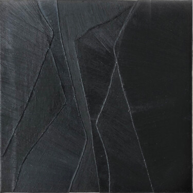 Peinture intitulée "Black Series No.3" par Urszula Potemkowska, Œuvre d'art originale, Huile