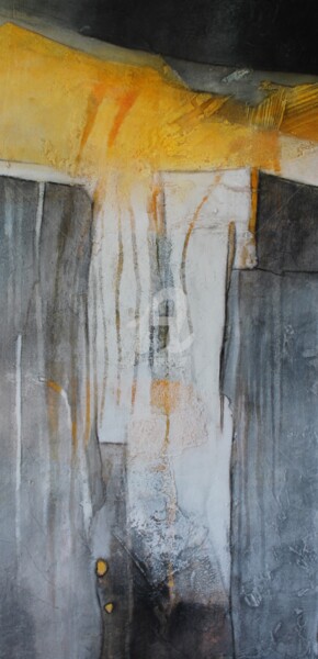Картина под названием "LUMIERES" - Nadine Pothier, Подлинное произведение искусства, Акрил Установлен на Деревянная рама для…