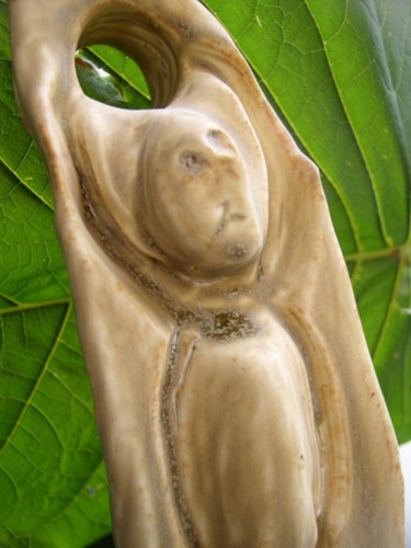 Sculpture titled "Femmes3" by Johnluca, Original Artwork, Ceramics