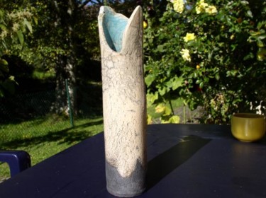 Design intitolato "Vase Raku4" da Johnluca, Opera d'arte originale, Accessori