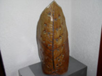 Sculpture intitulée "Lampe bambou 5" par Johnluca, Œuvre d'art originale