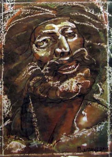 Картина под названием "Самсон/Samson" - Aleksey Poyaganov, Подлинное произведение искусства