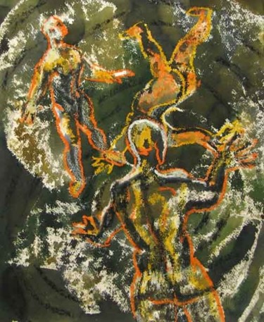 Peinture intitulée "Каменный ветер/Hard…" par Aleksey Poyaganov, Œuvre d'art originale
