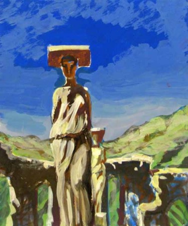Картина под названием "Древняя Греция" - Aleksey Poyaganov, Подлинное произведение искусства