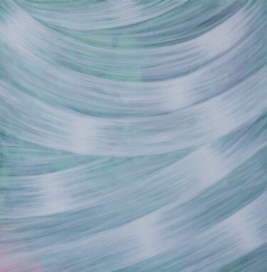 Peinture intitulée "Vibration verte" par Poyenneart, Œuvre d'art originale, Acrylique