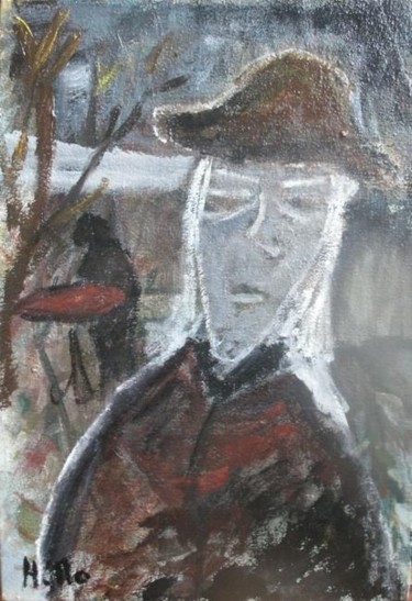Painting titled "Absinth" by Nikita Pozdnyakov, Original Artwork
