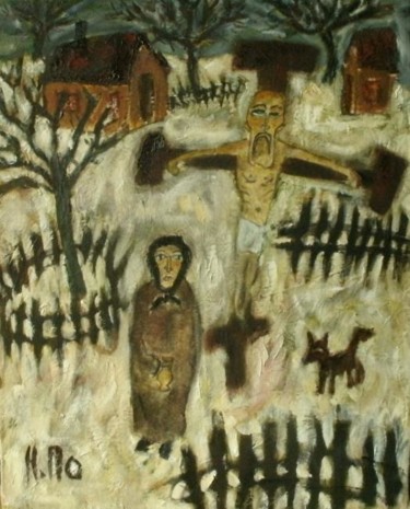 Painting titled "Так Было" by Nikita Pozdnyakov, Original Artwork