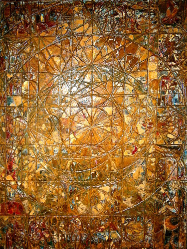 Malerei mit dem Titel "matrice-archetypale…" von Pierre Paul Parmentier, Original-Kunstwerk