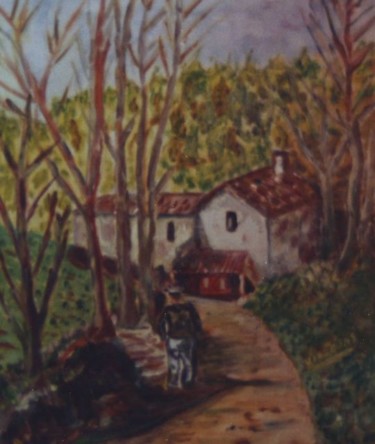 Pintura titulada "Vuelta a casa" por Ppvillegas, Obra de arte original, Oleo