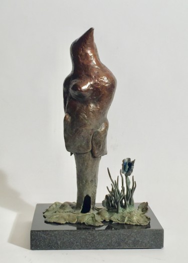 Sculpture titled "The Last Refuge" by Pierre Racine, Original Artwork, Bronze