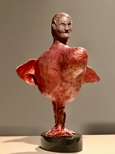 Rzeźba zatytułowany „Pigs can Fly” autorstwa Pierre Racine, Oryginalna praca, Brąz