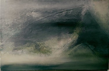 Painting titled "Tempête du jour!  p…" by Anne Duchemin, Original Artwork, Pigments