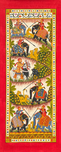 Pintura intitulada "King" por Praveen Joshi, Obras de arte originais, Pigmentos