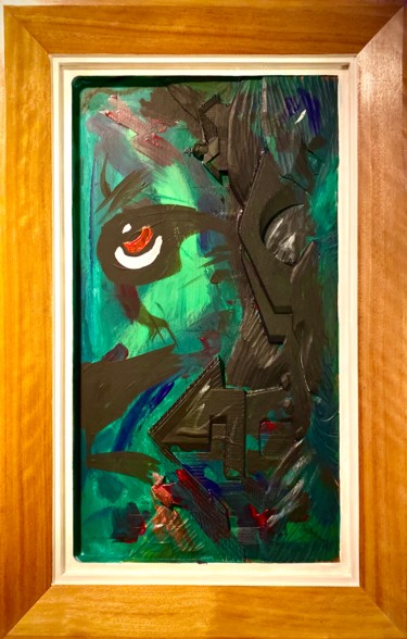 Schilderij getiteld "Before Attack" door Xav Premier, Origineel Kunstwerk, Acryl