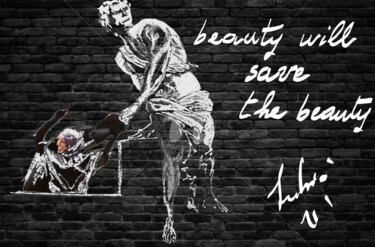 beauty will save beauty Arte digitale intitolato "beauty will save be…" da Fabio Presicce, Opera d'arte originale, Pittura digitale