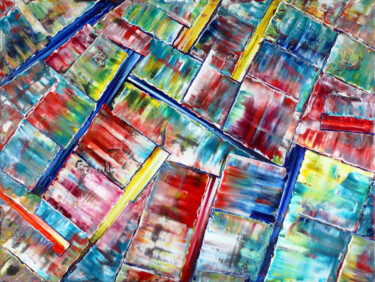 Картина под названием ""Fragmented"" - Preston M. Smith (PMS), Подлинное произведение искусства, Масло