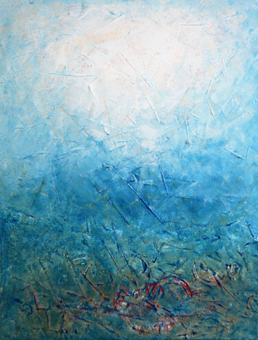 "Blue Supreme" başlıklı Tablo Preston M. Smith (PMS) tarafından, Orijinal sanat, Akrilik