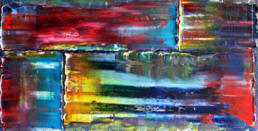 Malerei mit dem Titel "Color Construction" von Preston M. Smith (PMS), Original-Kunstwerk, Öl