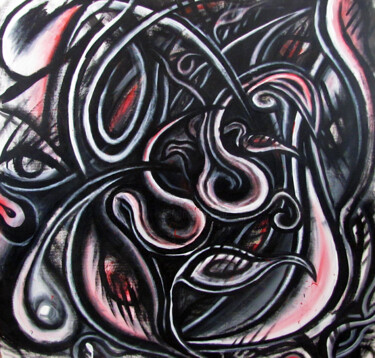 Картина под названием "Erotica" - Preston M. Smith (PMS), Подлинное произведение искусства, Акрил