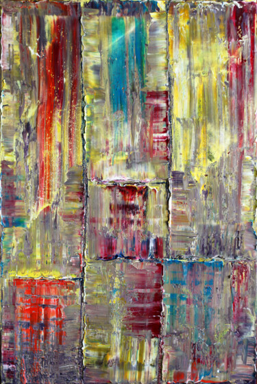 Картина под названием "Weeping Wall" - Preston M. Smith (PMS), Подлинное произведение искусства, Масло