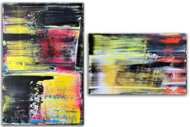 Peinture intitulée "The Speed of Yellow" par Preston M. Smith (PMS), Œuvre d'art originale, Acrylique