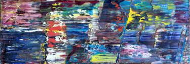 Malerei mit dem Titel "Falling Apart At Th…" von Preston M. Smith (PMS), Original-Kunstwerk, Öl