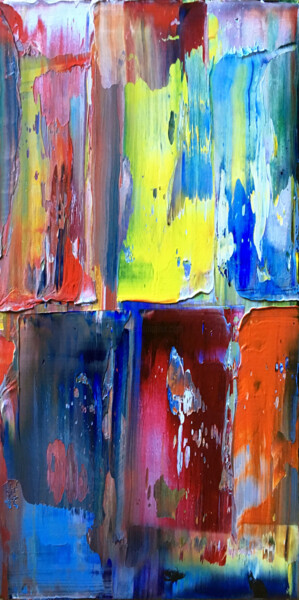 Malerei mit dem Titel "Color Me Bad" von Preston M. Smith (PMS), Original-Kunstwerk, Öl