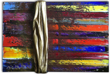 Картина под названием "That's A Wrap!" - Preston M. Smith (PMS), Подлинное произведение искусства, Масло