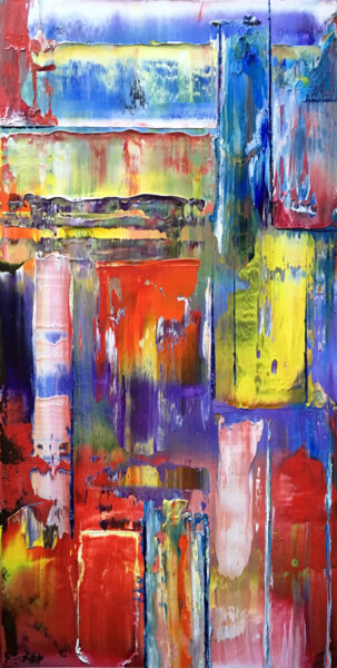 水彩画　スペース・パルス No.3 水彩画 スペース・パルス No.3