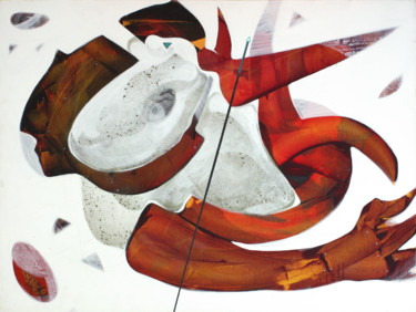 Peinture intitulée "Gabriel" par Pribi, Œuvre d'art originale, Acrylique