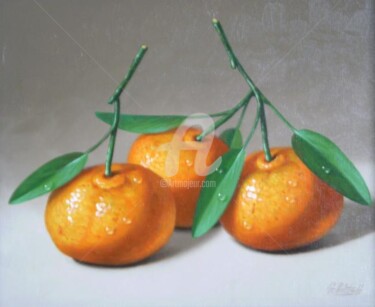 Pintura titulada "mandarinas" por Prieto, Obra de arte original