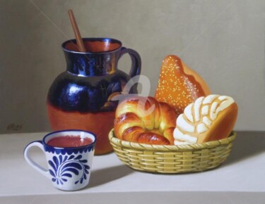 Pintura titulada "panes" por Prieto, Obra de arte original, Oleo