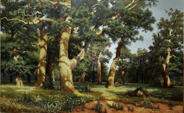 The oak grove Картина под названием "The oak grove" - Vadim Prikota, Подлинное произведение искусства,