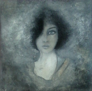 Painting titled "Sue" by Barbaram, Original Artwork, Acrylic